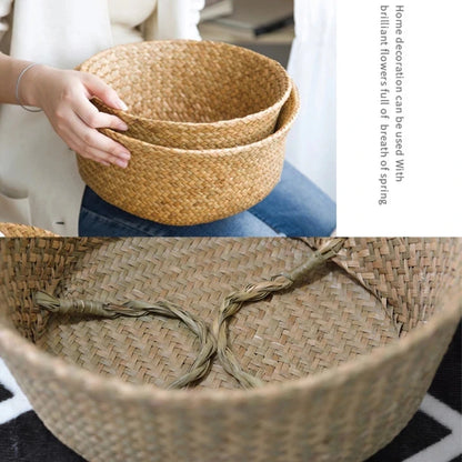 EcoFold Handwoven Seagrass Storage Baskets