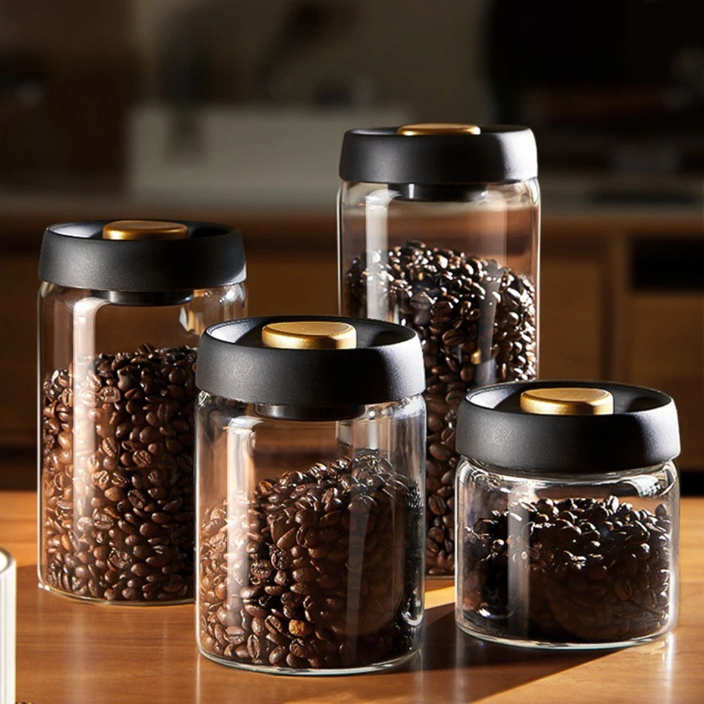 AeroSeal Glass Storage Jar Set