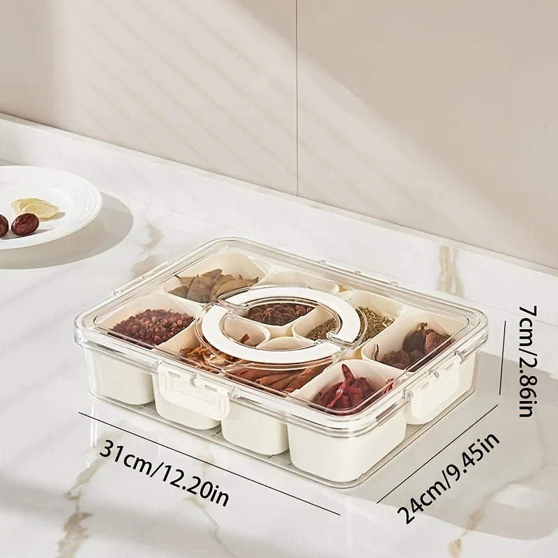 FreshKeeper Multi-Compartment Food Storage Box