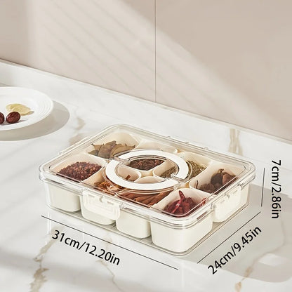 FreshKeeper Multi-Compartment Food Storage Box