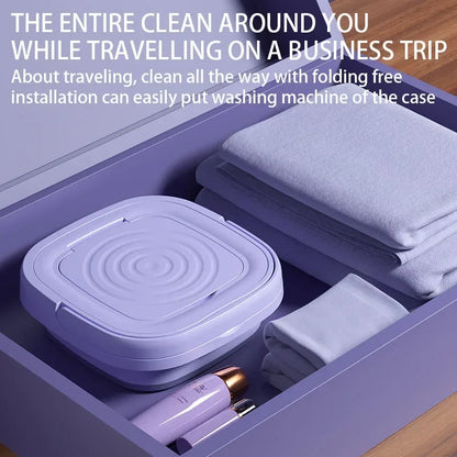 FoldWash Pro – Portable Mini Washing Machine