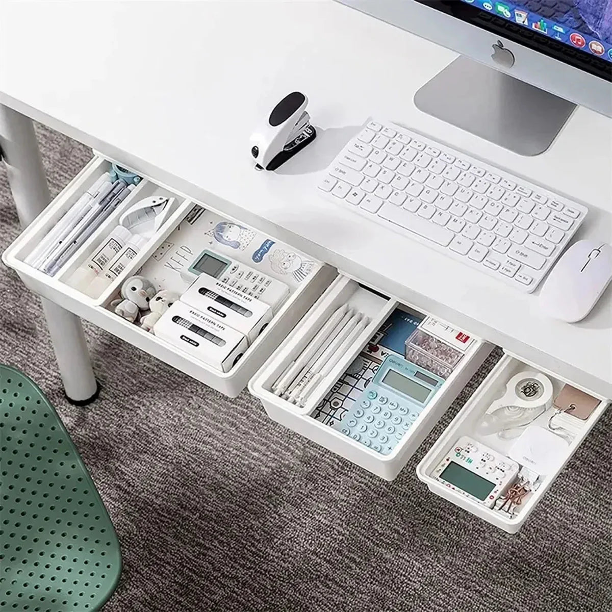 SlideSmart Under Desk Drawer Organizer