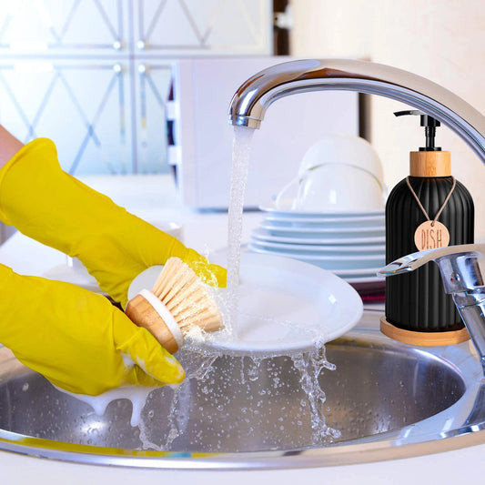 EcoLuxe Refillable Soap & Lotion Dispenser Set