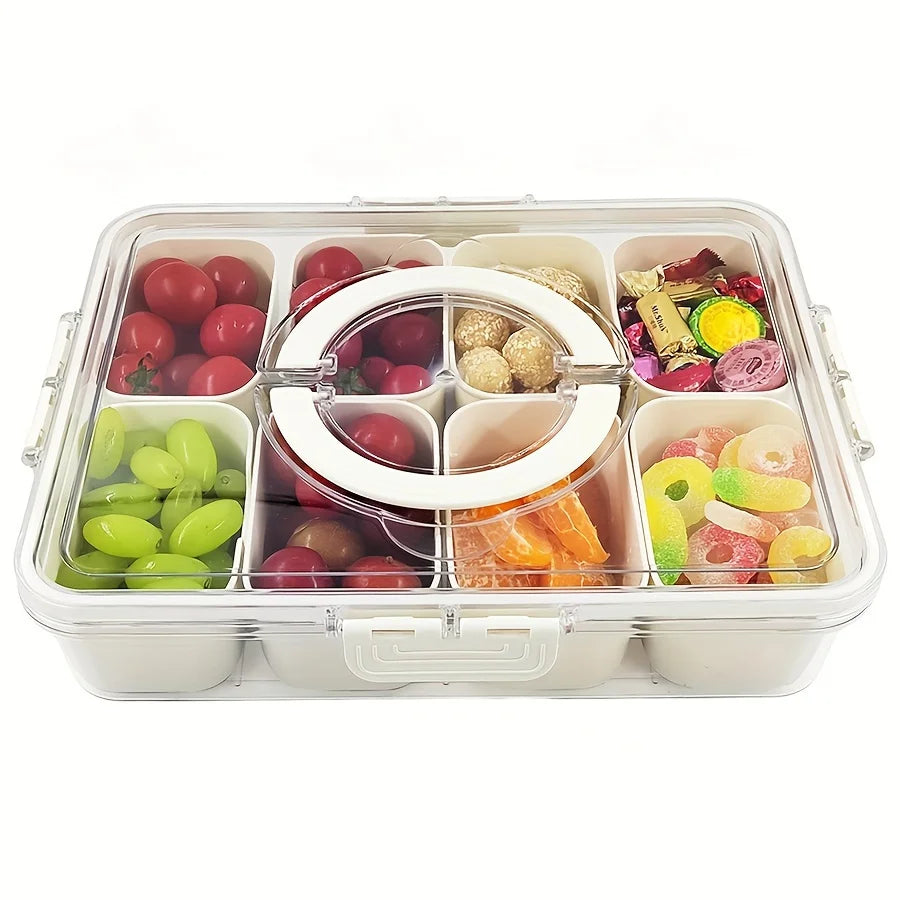 FreshKeeper Multi-Compartment Food Storage Box