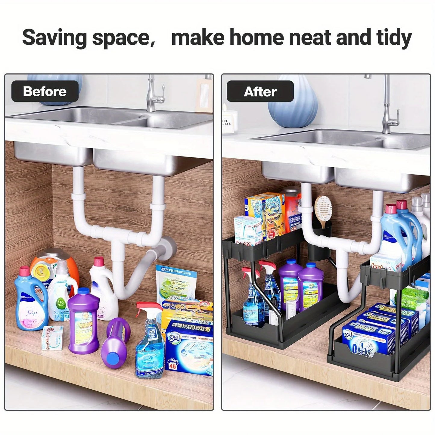 SmartSlide Under Sink Organizer