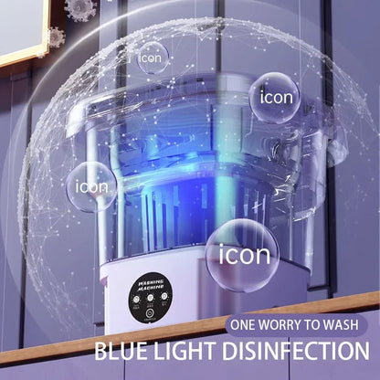 FoldWash Pro – Portable Mini Washing Machine