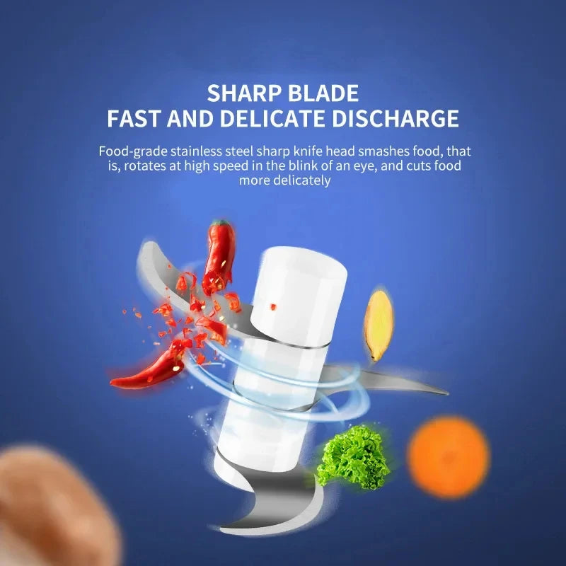 SwiftChop Wireless Mini Food Processor
