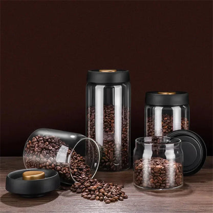 AeroSeal Glass Storage Jar Set