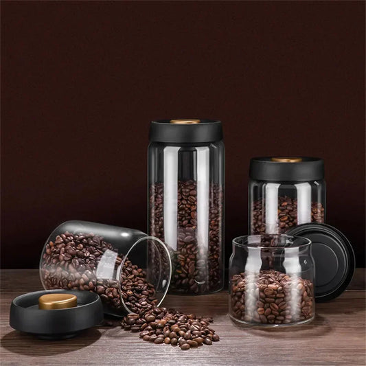 AeroSeal Glass Storage Jar Set
