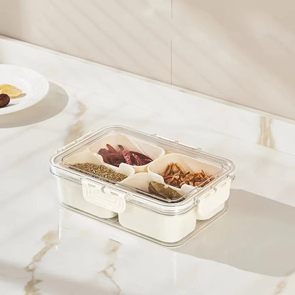 FreshKeeper Multi-Compartment Food Storage Box